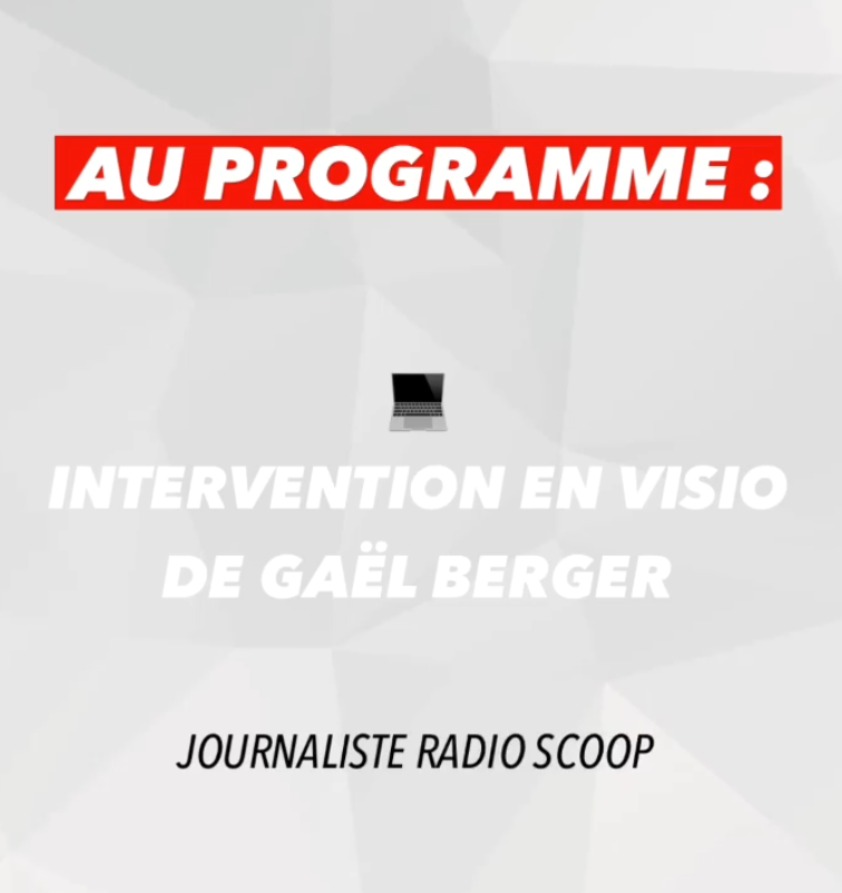 TP_A_A's tweet image. Semaine thématique, Journée 1

👤 Rencontre avec @GaelBerger, journaliste @RadioSCOOPOff

#TPAA