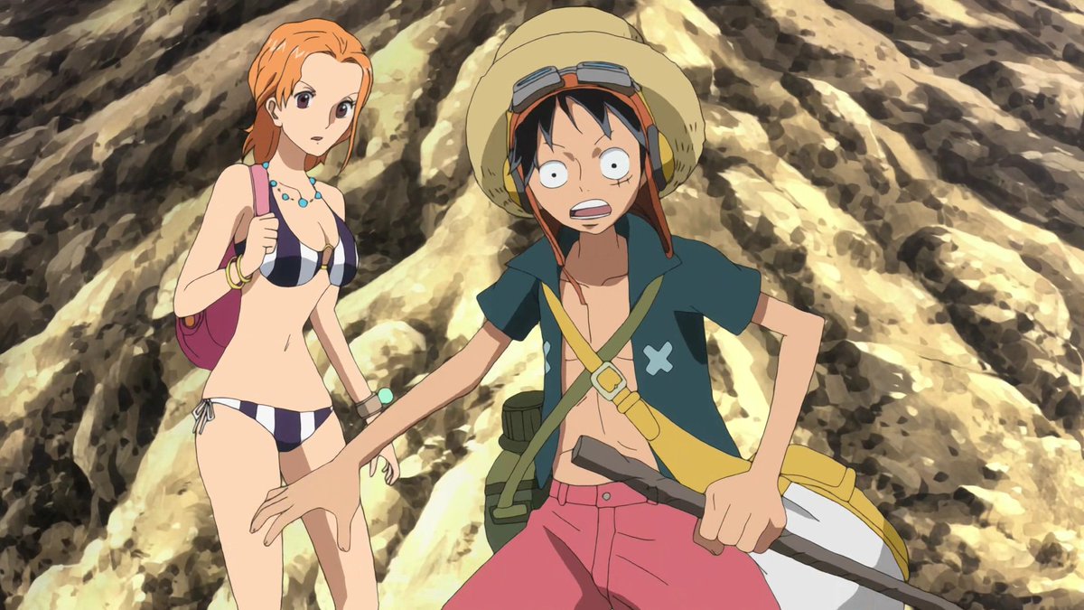 NAMI SAVED HERSELF AND THEN WITH THE HELP OF HER BUDDY SHE SAVED LUFFY. HER POWER