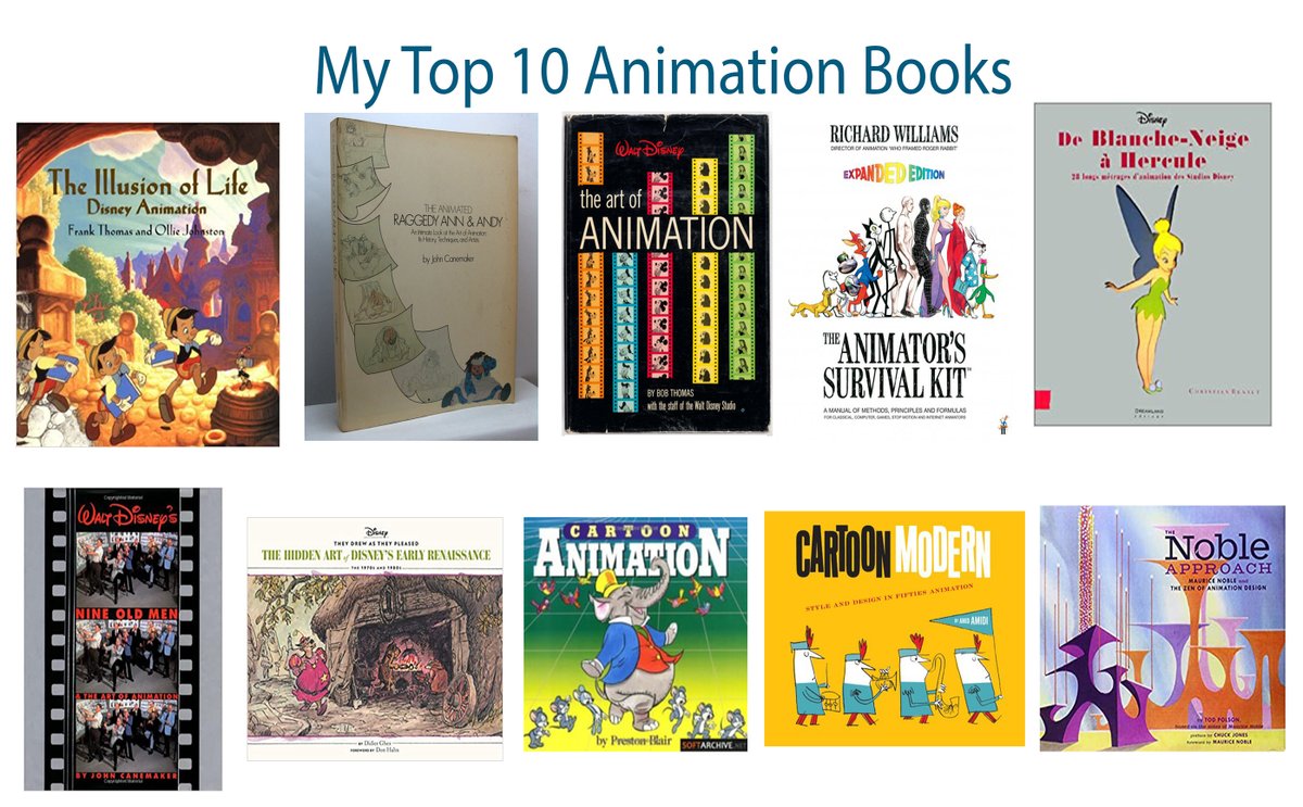 InspectorCleuzo's tweet image. Based on my last post and seeing how some people would like to know my favorite animation books, here are they. There are many books I like and it&apos;s difficult to choose only a few but these are the first 10 books I like the most.
#animation #disney #BookShelf