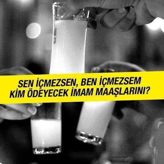 İmam maaşları bende ramazan boyunca siz rahat rahat mış gibi yapın...🙃
Sırf imamlar maaşından olmasın diye içiyorum #YalanımVarsa rakı içmek nasip olmasın...😛😂😂😂
#RakıBana
#AlkolikHareketEngellenemez