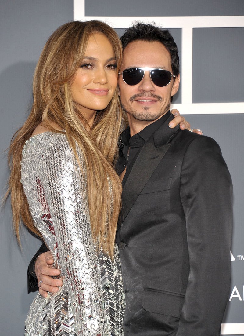 Marc Anthony: "We met working, we met twenty-some years ago, working. She is my partner, she is my girl, for life.This is producing her album in Spanish one of the best jobs that I have done and that she has done, she put her career in my hands and it is a great responsibility +