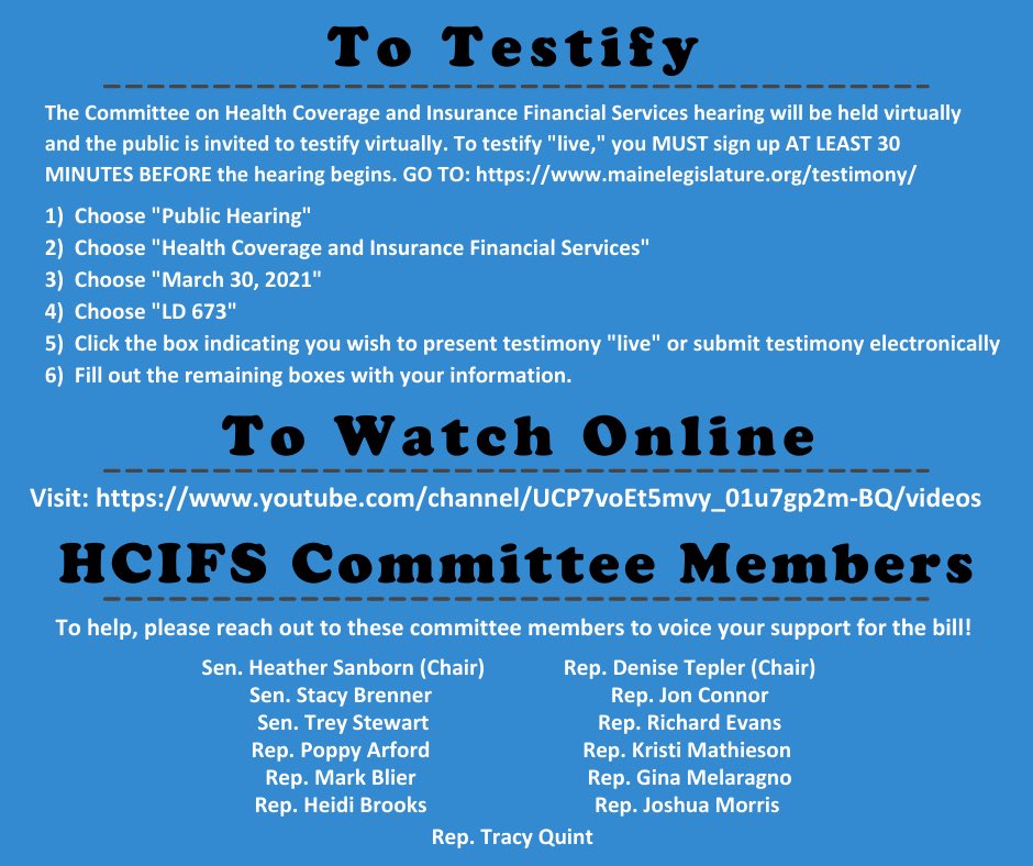 Your right to breathe air is a given, but access to life-saving insulin isn’t. 1 in 4 people with diabetes ration insulin because they can’t afford it. This bill WILL SAVE LIVES. Sign up to testify! #mepolitics #insulin4all