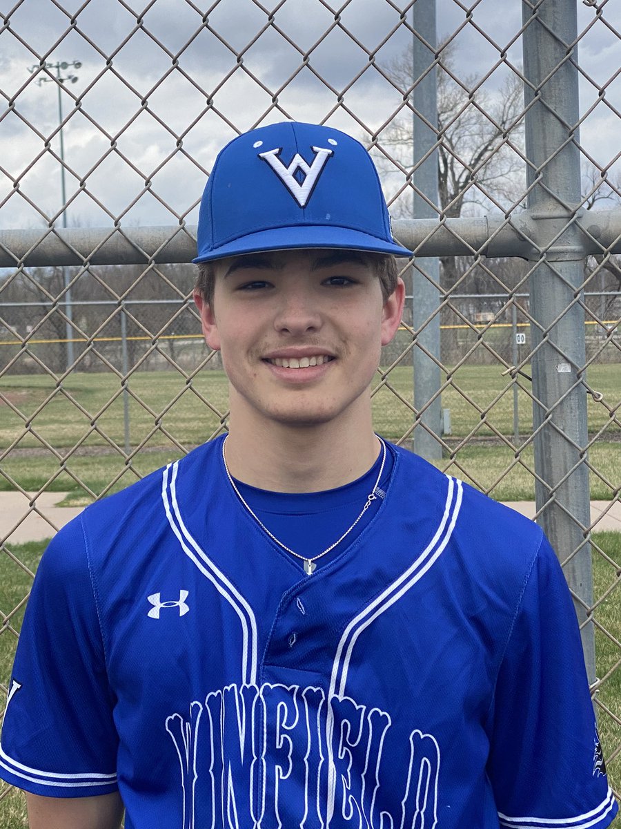 WHSBASEBALL's tweet photo. Every game day we are introducing one of the Vikings players with a little info about them. 
Starting short stop game one vs Andale 4/12/21 is Gunther Flower. 
Favorite food is ribs.
Favorite movie is Space Jam.
Favorite hobby is playing baseball. ⚾️ https://t.co/2I7FXyDxXK