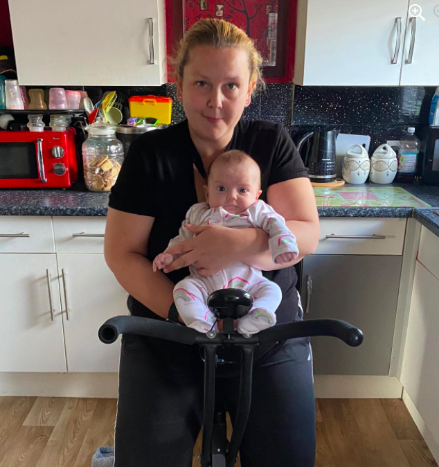 IcklePickles's tweet photo. Congratulations to Team Lane for completing 63km of the #sudocremcyclemore 90km challenge. They’ve raised £256 already in support of the campaign as their daughter was born 8 weeks premature December. 
Amazing work on the exercise bike guys - keep going! 
#anybikewilldo https://t.co/jONcYEwI1E