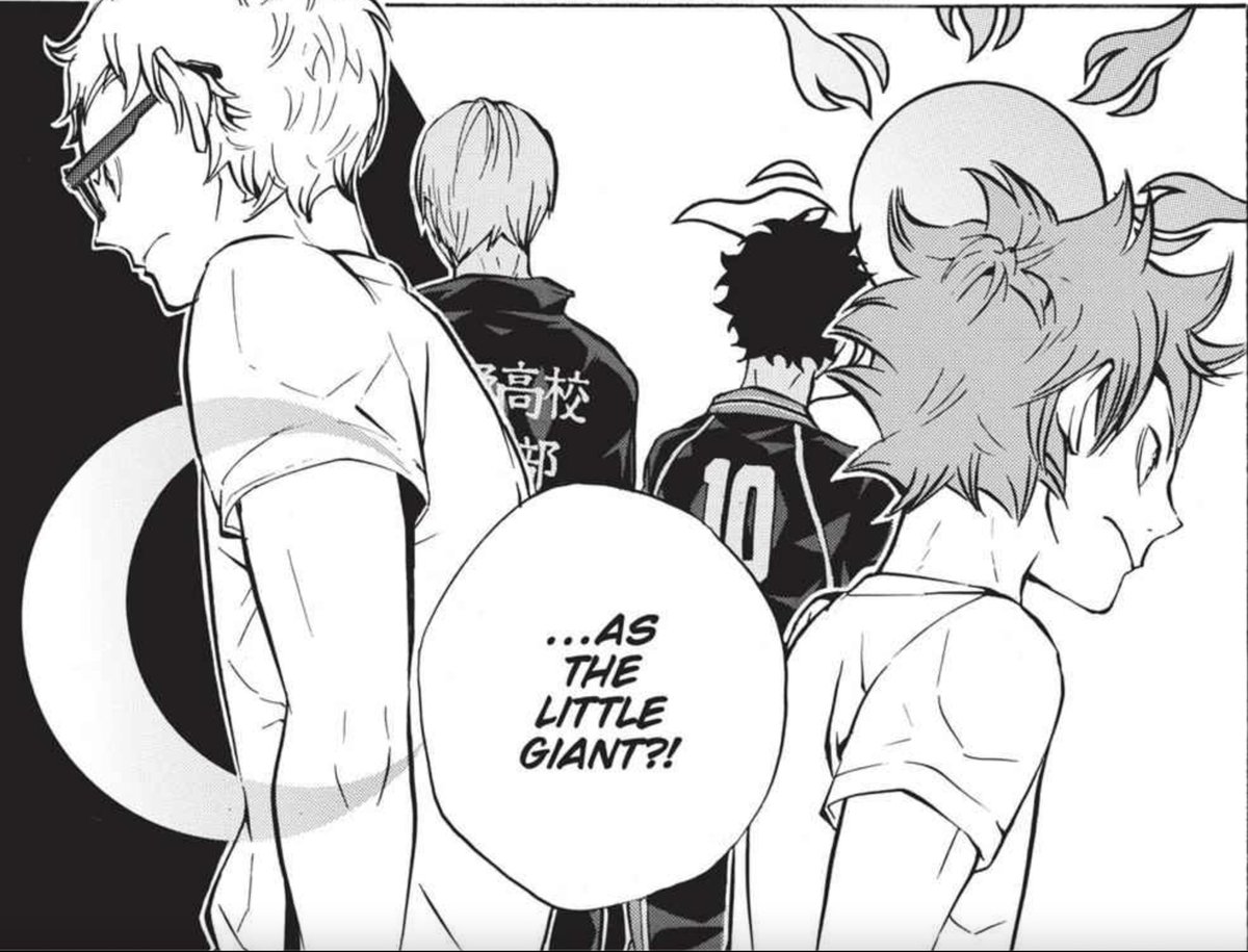 hinata and tsukishima serve as obvious foils for one another, and the way in which their otherwise adverse backstories connect is crucial because of their unique connections with the little giant.