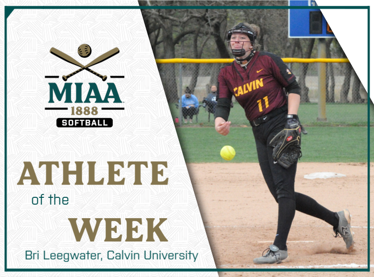 MIAA1888's tweet photo. MIAA Softball Athletes of the Week | April 12, 2021 🥎

Pitcher:
Bri Leegwater, @CalvinKnights
https://t.co/ETHGHuO4UF

Position Player:
Jamie Bell, @AdrianBulldogs
https://t.co/eNx1PoxBwh

#D3MIAA #MIAAsb https://t.co/hWDGdaZEdI