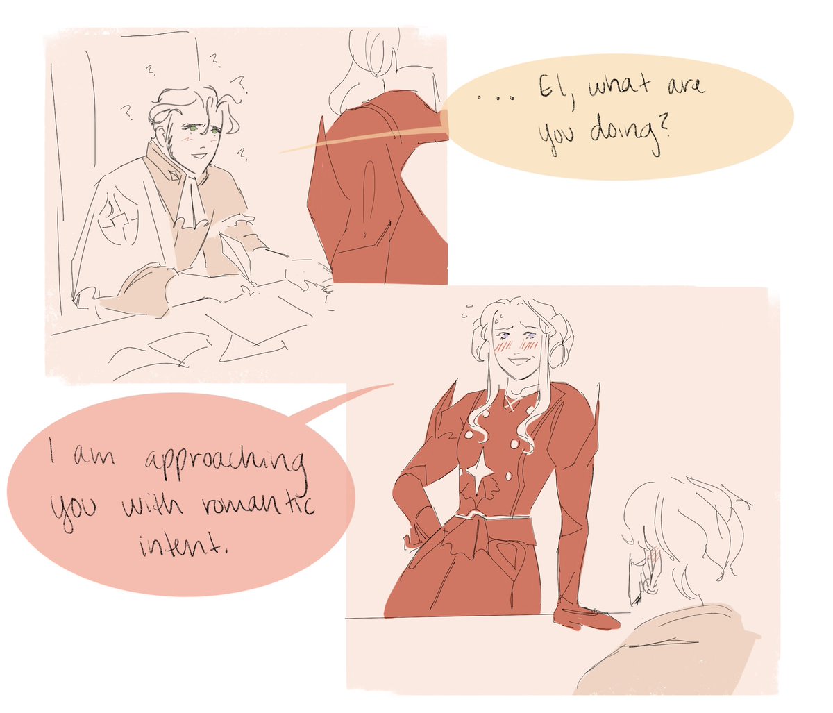 from a tumblr ask lol

#edelclaude #fe3h #threehouses #FireEmblemThreeHouses 