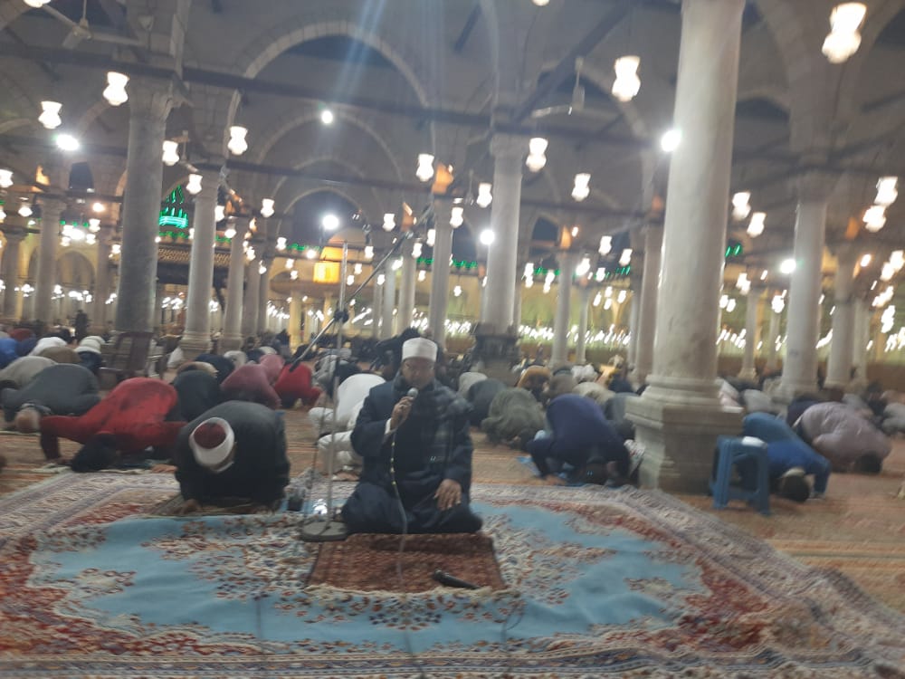 سَمِعَ اللهُ لِمَن حَمِدَه 🤲 عودة صلاة التراويح للمساجد ️ مسجد عمرو بن العاص