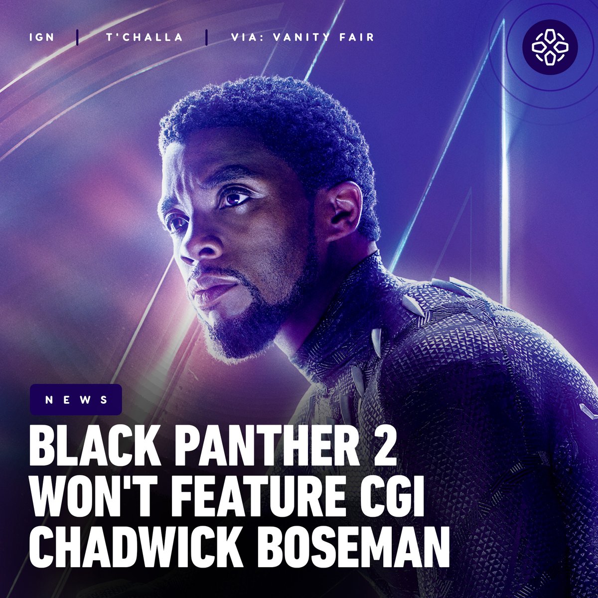 RT @IGN: Black Panther 2 won't feature a CGI version of Chadwick Boseman, according to Marvel producer Nate Moore. https://t.co/Tnn1ZeqDOx