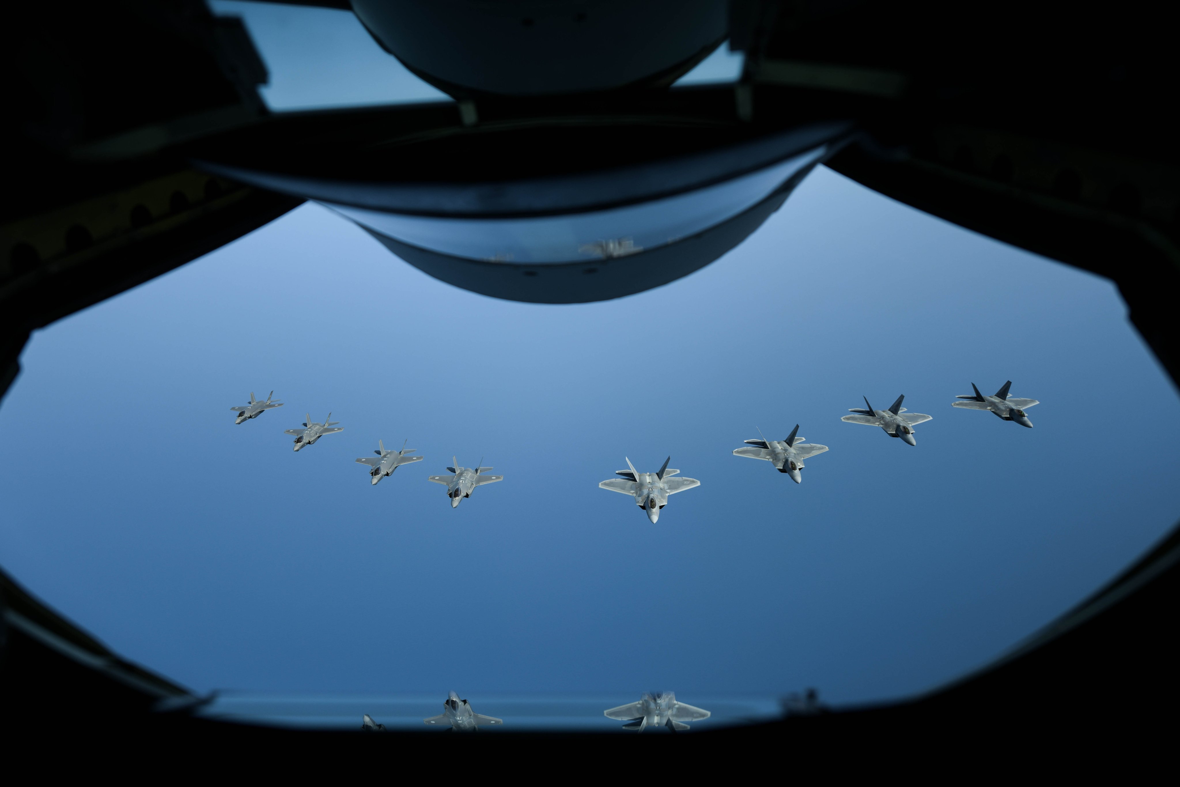 U S Air Force Airnatlguard And Active Duty Airmen Were Deployed To Marine Corps Air Station Iwakuni Japan To Conduct Dynamic Force Employment Operations Usmc Jasdf Pao Eng Pacaf Airpower Jointfight Aircraft