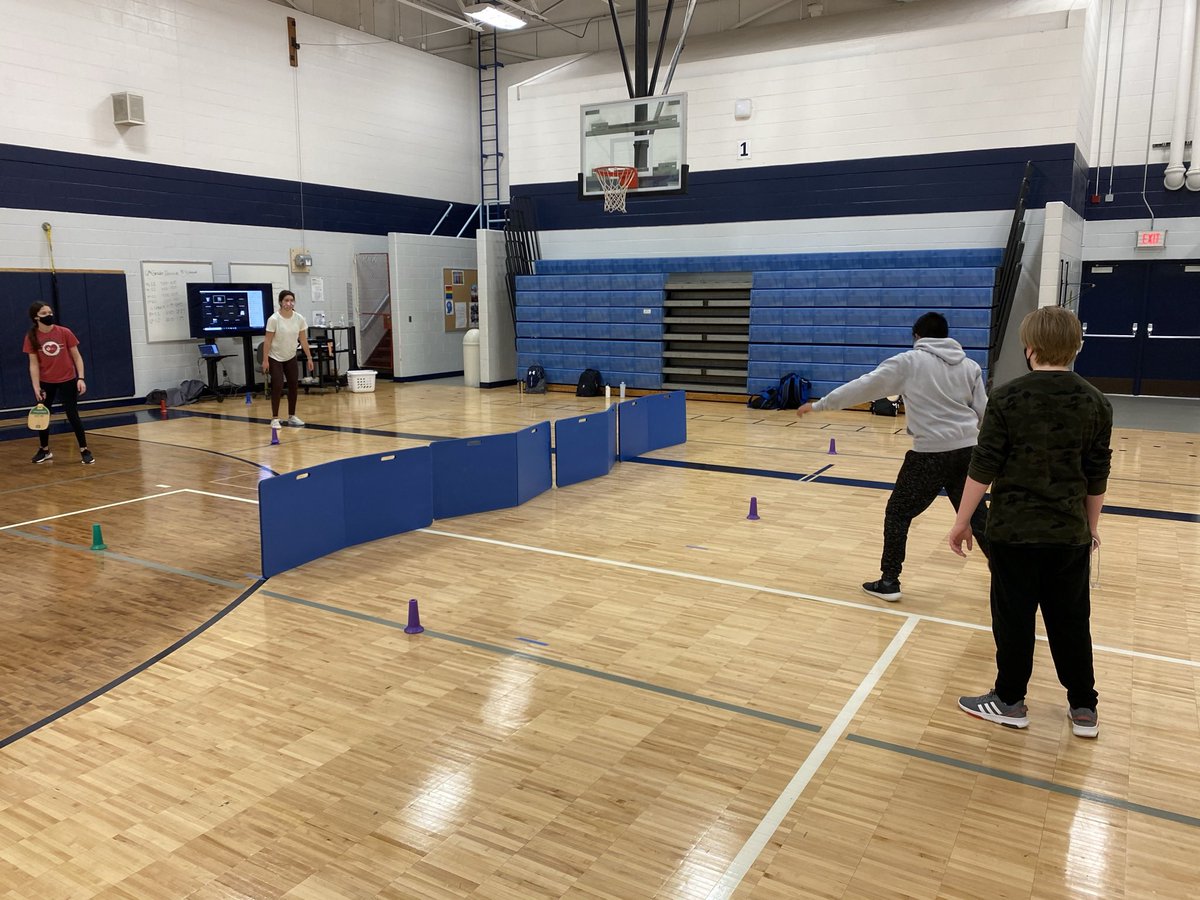 Fun day of pickleball! <a href="/LarsonMS/">Larson Middle School</a> <a href="/TROY_PE_Dept/">Troy Physical Education Department</a>