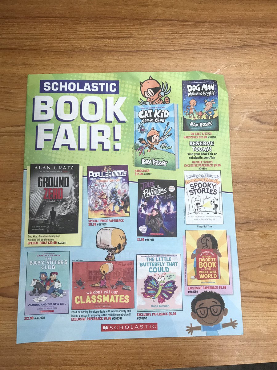 librarypg's tweet photo. The Scholastic Book Fair is coming next week- Monday, April 19- Friday, April 23rd. 📚 @PotterGrayPride @librarypg @Scholastic https://t.co/w1dFKZDxDw