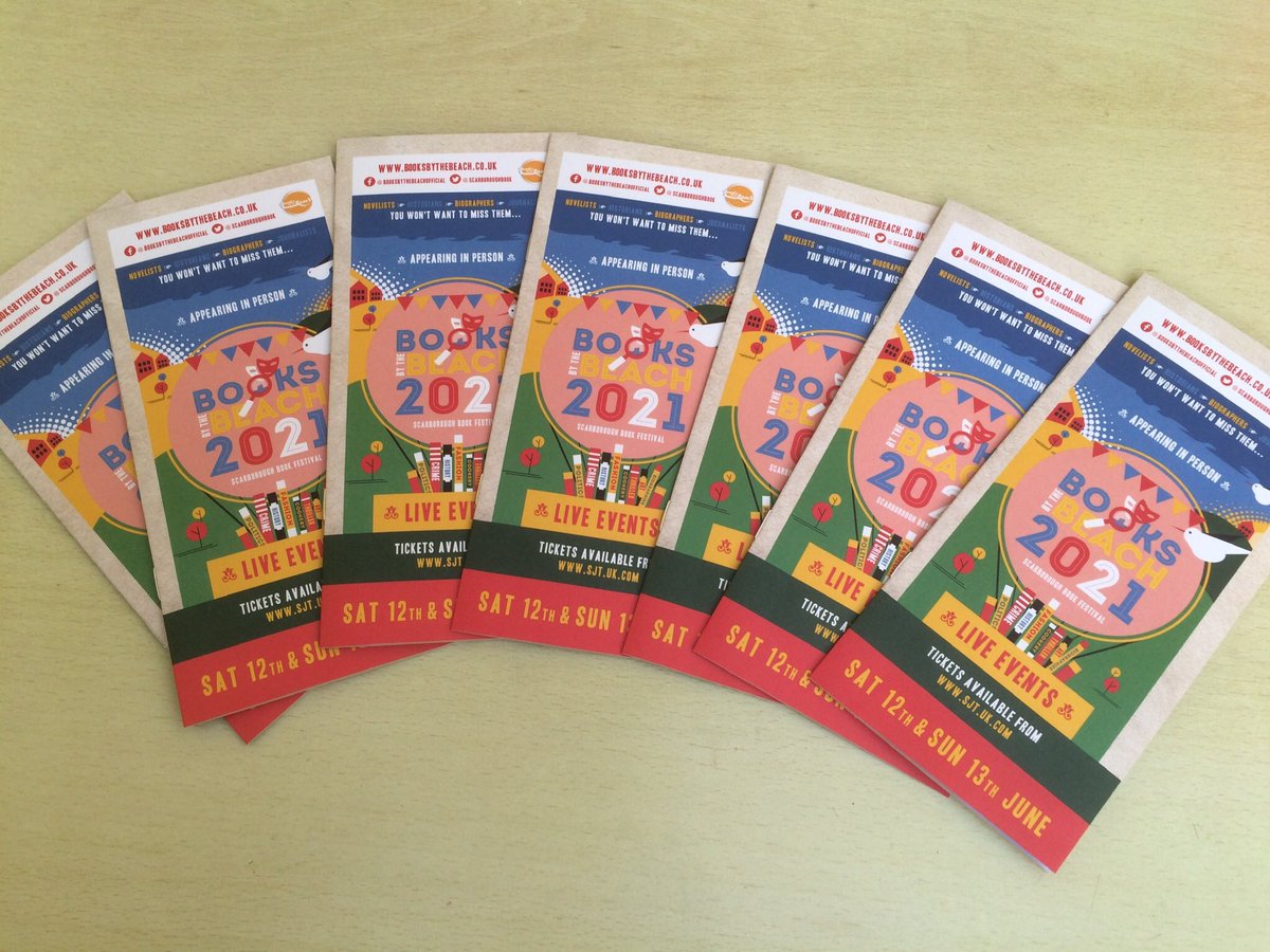 Countdown to Fri 16th April -tickets go online! 
Grab a brochure at Scarborough Library - check out our top authors at in-person festival 12 &amp; 13 June! 🤩 <a href="/thesjt/">Stephen Joseph Theatre</a> @nycclibraries <a href="/BBCYork/">BBC York</a> <a href="/BooksUpNorth/">Sarah Tyson</a> @YMCAScarborough <a href="/SueWilkinsonSN/">Sue Wilkinson</a> <a href="/GerryFoleyTV/">Gerry Foley</a> <a href="/scararts/">Scarborough Arts</a> @SMTrust <a href="/CrescentArts/">Crescent Arts Centre</a>