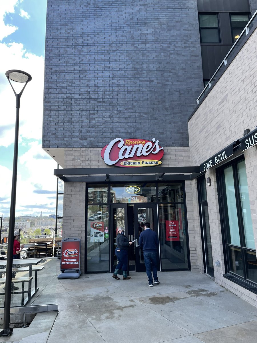 PASEPurdue's tweet photo. Raising Canes had a VIP opening today. Trust us, this is good food and you’ll want to visit tomorrow when they open.
@PurdueUnivNews @PurdueSAO @PurdueStudents @LifeAtPurdue https://t.co/AXMVFRajt1