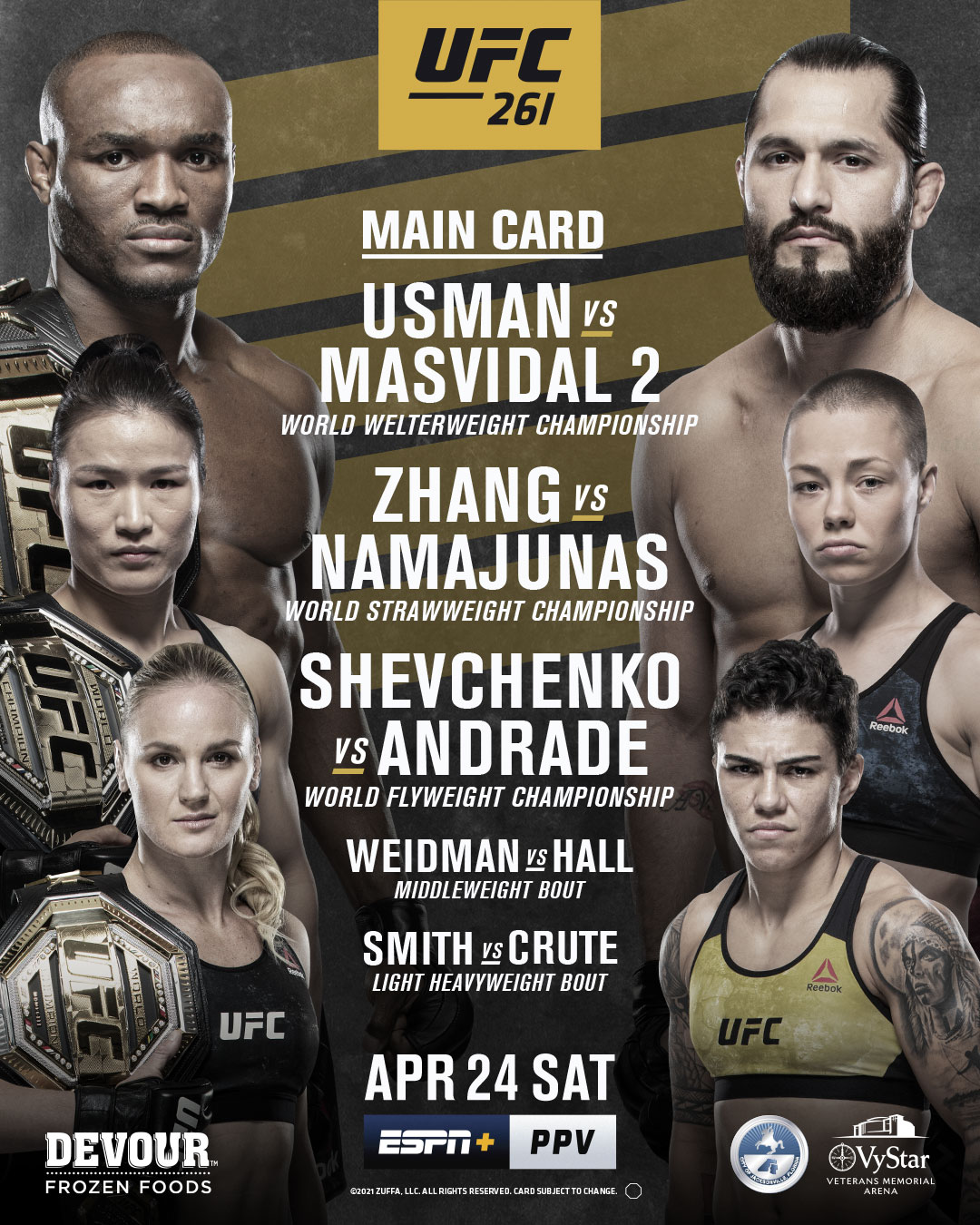 UFC on Twitter "Next Saturday on PPV 🤩 UFC261 https//t.co/r8h7KeWmrP