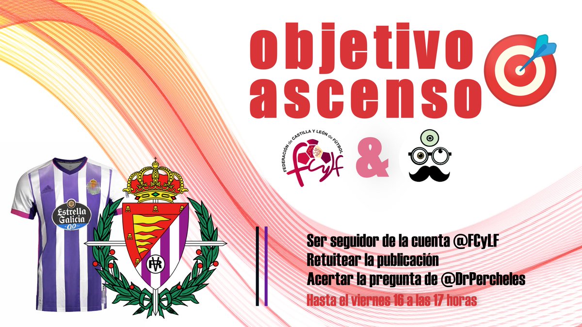 𝗢𝗕𝗝𝗘𝗧𝗜𝗩𝗢 𝗔𝗦𝗖𝗘𝗡𝗦𝗢 🎯con <a href="/realvalladolid/">Real Valladolid C.F.</a> Promesas respondiendo a <a href="/DrPercheles/">DrPercheles</a>

 ⁉️Récord histórico en Liga en partidos consecutivos invicto como local? 43, 51 ó 60 partidos ⚽️

🤙Atento para llevarte la última camiseta del 𝗢𝗕𝗝𝗘𝗧𝗜𝗩𝗢 𝗔𝗦𝗖𝗘𝗡𝗦𝗢 <a href="/FCyLF/">RFCYLF</a> 👇