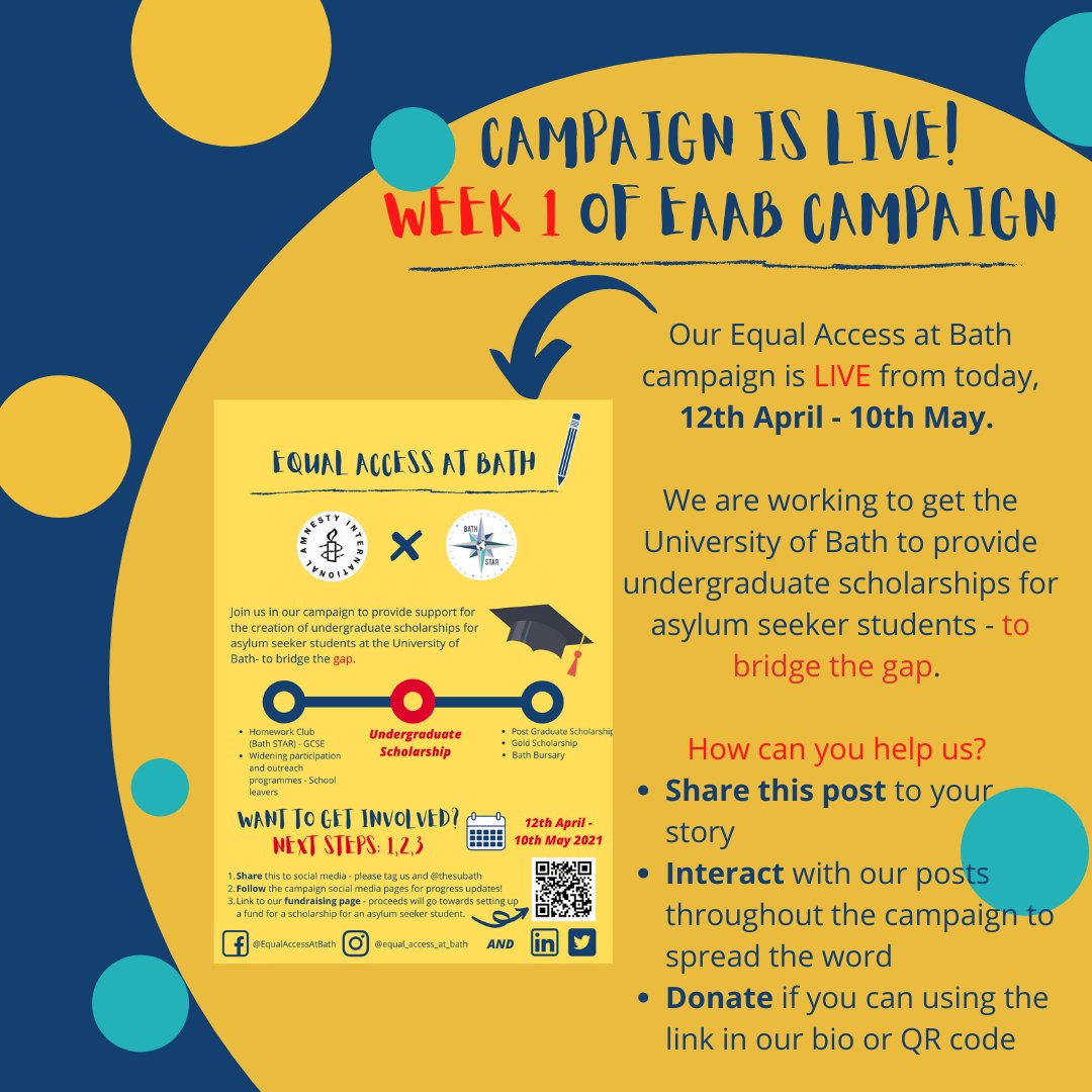 EqualAccessBath's tweet image. Our campaign is now LIVE! Read more about our mission and donate what you can at bath.hubbub.net/p/Equal-Access… 
#AsylumSeekers #campaign #crowdfunding