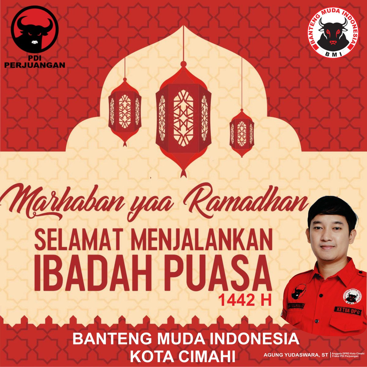Selamat menunaikan ibadah puasa 1442 H #Bmi #BantengMudaIndonesia