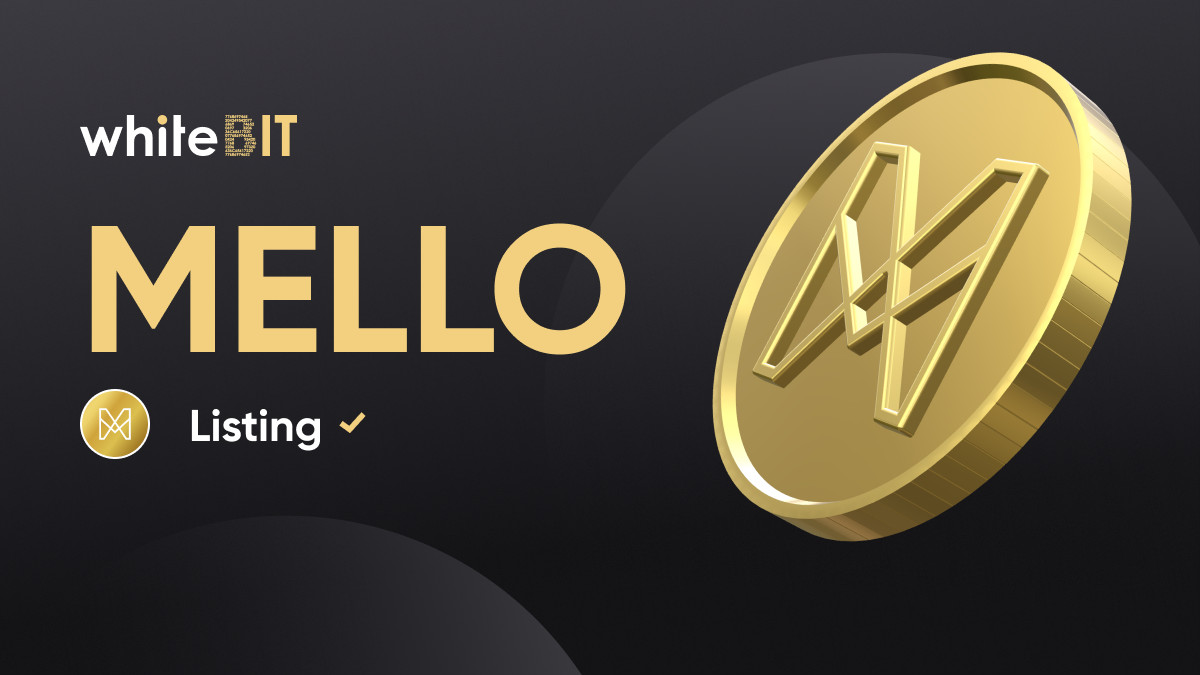 🎰 We’re excited @mellotoken has joined us 🎰

◾️MELLO is a BEP-20 token behind the project aiming to create a crypto VR casino.

◾️$MELLO is paired against $USDT. Stay tuned for the AMA and a trading competition coming.

Advance your trading skills: whitebit.com/trade/MELLO_US…