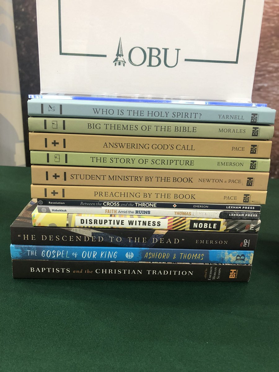 willb442's tweet image. If you’re at #TGC21 make sure to come by the @obunews booth and register for a chance to win some great books.