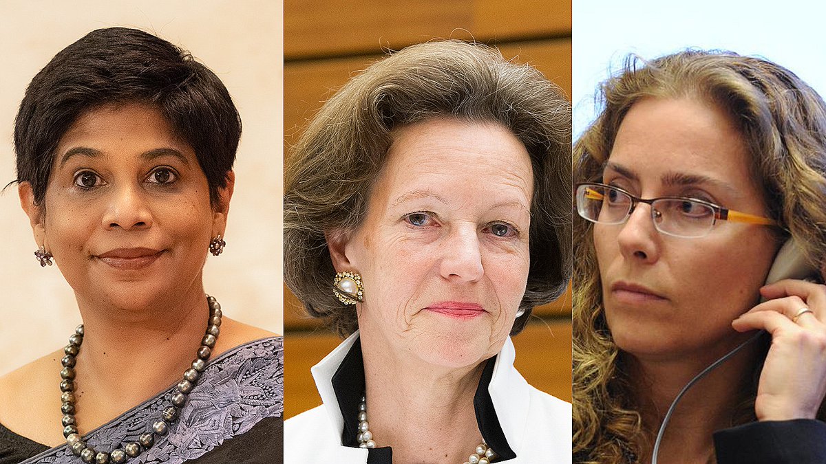 Did you know 3 women have presided over the Human Rights Council in its 15-year history?
From left to right:
🇫🇯 Nazahat Shameen Khan: 15 January 2021–present
🇦🇹 Elisabeth Tichy-Fisslberger: 1 January 2020–January 2021
🇺🇾 Laura Dupuy Lasserre: 19 June 2011–31 December 2012 https://t.co/hWbEoIX0Iw
