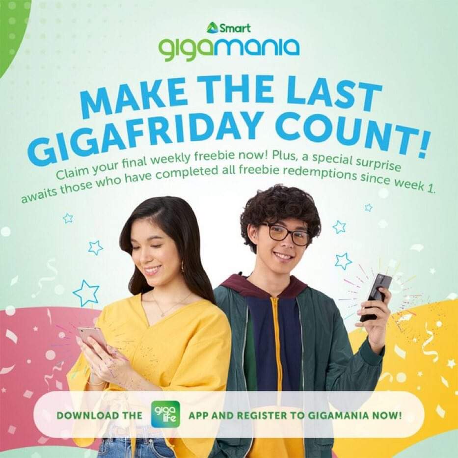 DBAngelsLuzon's tweet photo. Make the last GigaFriday Count!! 

🌿Download the Giga Life App and register to gigamania  now !!!

Thank you so much @LiveSmart For having our @_gianwang_ !!! 

Thank you din sa lahat nang behind na ito. ♥ https://t.co/s3kKzVjvF0