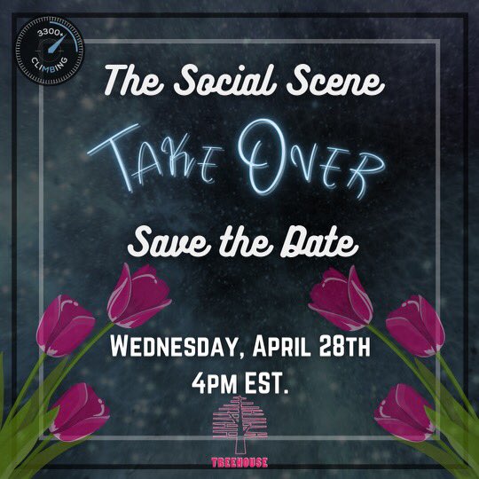 3300climbing's tweet photo. Have you marked your calendar? Be sure to save the date: April 28Th at 4 pm EST!  #3300climbing is taking over the #SocialScene, and you do not want to miss it!! 

Graphic: @ThomasJFriedman @xheyitskc 

#fullsailuniversity #fsebmb #artistdevelopment #musicindustry https://t.co/wuj9z40r6b