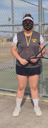 LadyCats_RHHS's tweet photo. Good Luck to our Catcher #12 Abbie “A-Train” Torris @TorrisHope competing at District Tennis Meet today 🎾 @RHHS_Bobcats @RHISD_Athletics https://t.co/mAWIpoh5X4