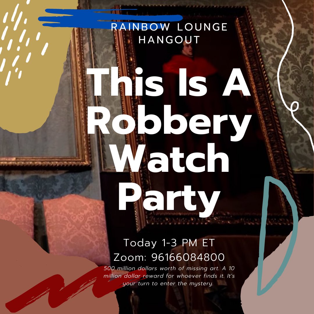 Learn about the Gardner Museum theft at our This Is a Robbery: The World’s Biggest Art Heist Watch Party! 
Time: TODAY 1-3PM EST
Zoom: mit.zoom.us/j/96166084800