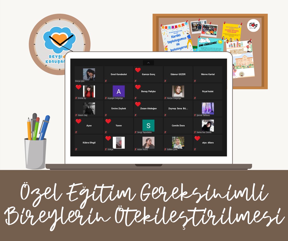 Otizmde farkındalık için düzenlediğimiz eğitimlerin üçüncüsü ve sonuncusunu Nöroloji Uzmanı Dr. Bülent Madi ile gerçekleştirdik. Hocamıza bu güzel sunumu için teşekkürlerimizi sunuyoruz. ❤️🙏🏻 Başka eğitimlerde tekrar görüşmek üzere.🎈
Sevgiyle kalın.🌈