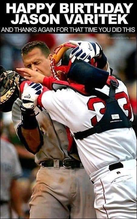 A very happy birthday to Jason Varitek of 