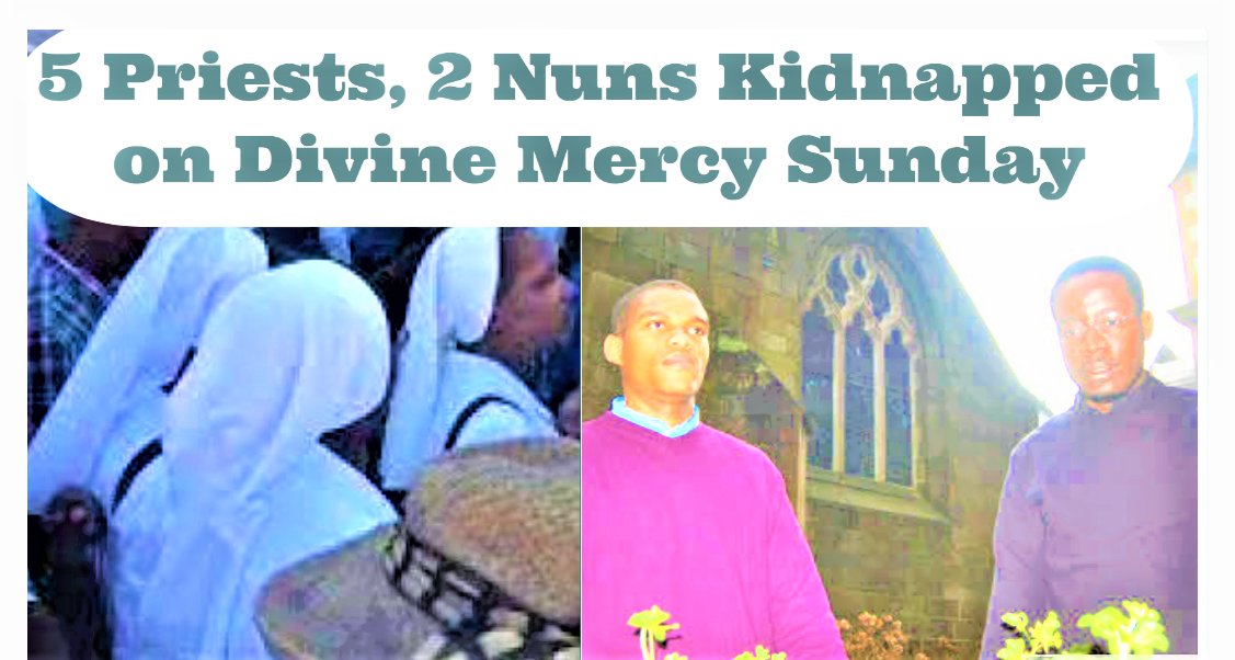 catholicnews1's tweet image. #BreakingNews 5 #Priests, 2 #Nuns and 3 Lay people Kidnapped on Divine Mercy Sunday in #Haiti
catholicnewsworld.com/2021/04/breaki…