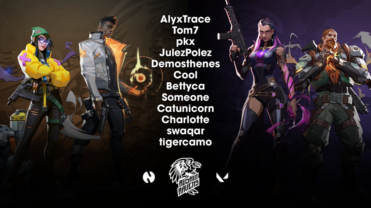 RuskinRavens's tweet photo. We would like to thank everyone in Team B and C that took part in this season of Valorant NUEL, you guys did great and we hope you had a blast!! 😎👏
#theNUEL #VALORANT #eSports https://t.co/2fyZEgKCnx