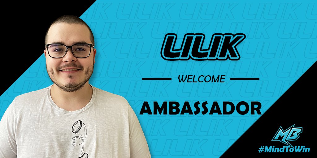 🚨 𝘼𝙉𝙉𝙊𝙐𝙉𝘾𝙀𝙈𝙀𝙉𝙏 🚨

We are pleased to announce <a href="/LilikTV_/">M8 Lilik</a> as our ambassador! 

Welcome in our family! 💙

#MindToWin