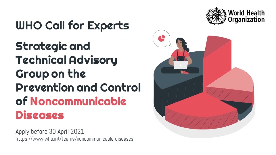 👇🏽Final call: @WHO is looking for the best experts and thought leaders in the world on #NCDs #Diabetes #ImplementationResearch #Innovation.
🙏🏽Apply before 30 April 2021
who.int/teams/noncommu…