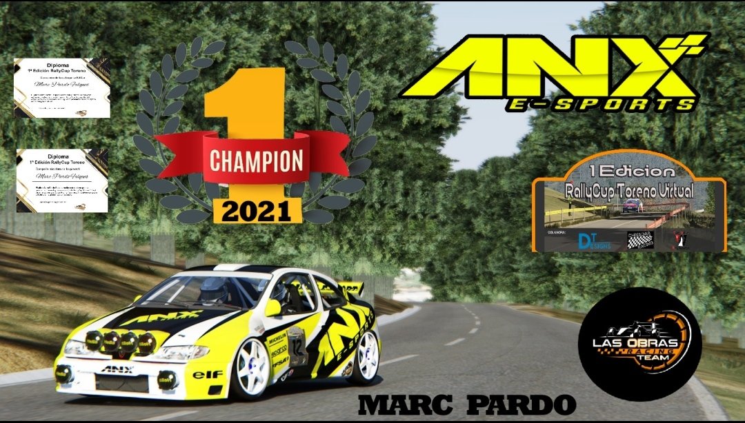 pardo__25's tweet photo. Otro campeonato para casa
Esta vez en la comunidad de @LasObrasRacing 🏁🏁🏁
1° en categoría kit car🥇
1° en la general absoluta del campeonato 🥇, felicitar a mi compi de equipo @Cugar21 y a mi amigo @vicentescuder 👏 que me pusieron las cosas difíciles💪🏽💪🏽💪🏽
ANX a tope !!!! 🏁 https://t.co/nfYkf2b064