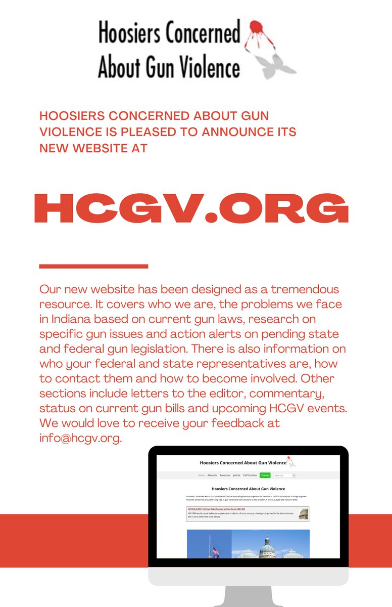 Have you visited our new website? Check it out using the link: hcgv.org