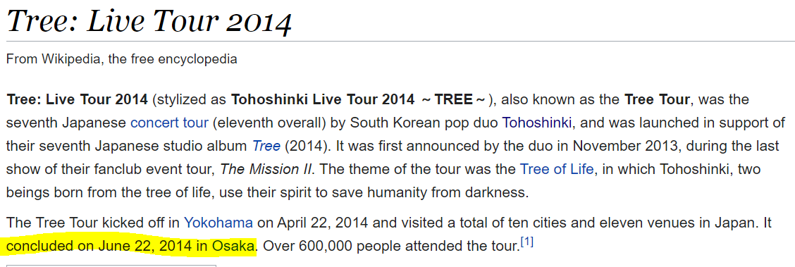 To describe how busy he is, he wasn't able to attend their 1st script reading because he was touring for 2014 TREE Tour and then after Night watch man wraps up, he was slated for T1ST0RY from December 2014 to June 2015 and WITH tour from Feb 2015 -Apr 2015.