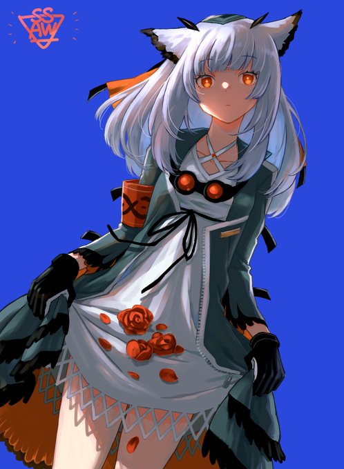 弊ドクターが目覚めてだいたい1周年記念にフィリオプシス🦉 #アークナイツ 