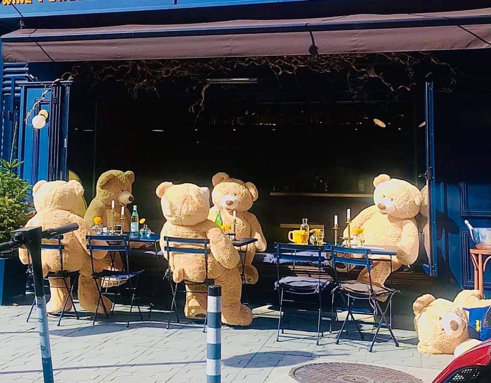 SantosNikolay's tweet image. Мечешко парти в центъра на София 🐻