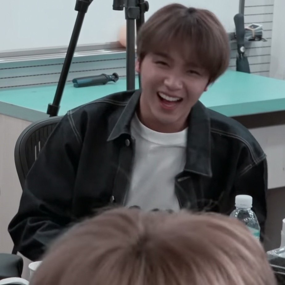 you can definitely hear his laugh