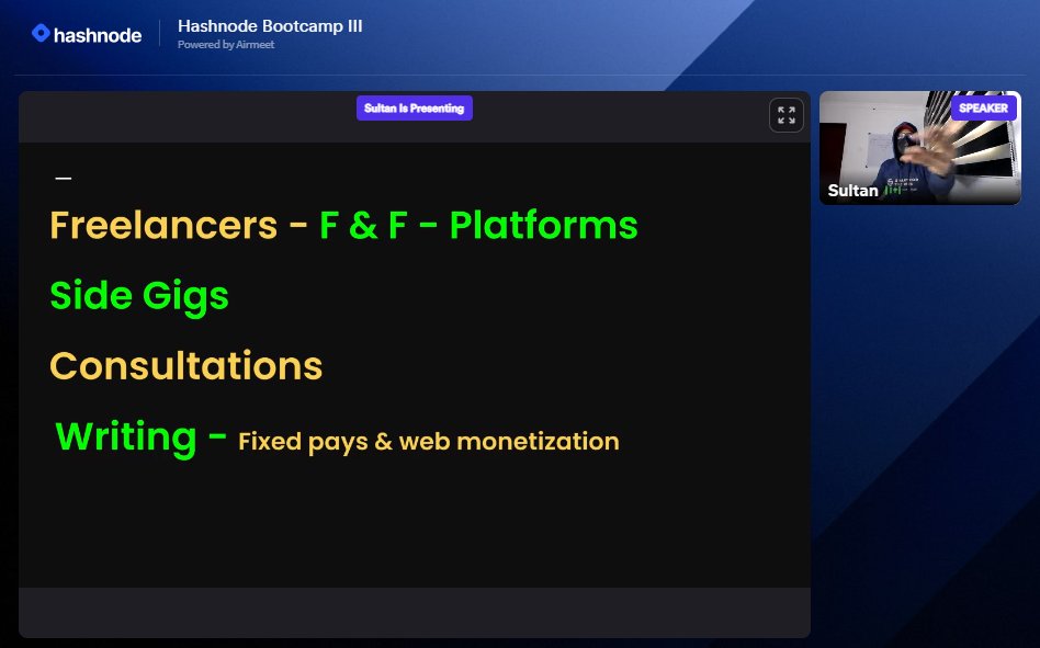 BatsouElef's tweet image. Thank you @hackSultan for the amazing presentation and #hashnodebootcamp for organizing everything