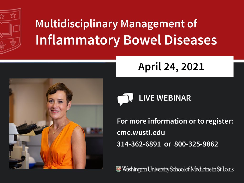 wustlcme's tweet photo. Listen to Maria T. Abreu, MD @ibddocmaria &amp; Kristin Cunningham, MHA, RD, LD @kristin_gi_rd talk on "Precision Nutrition in IBD with Questions &amp; Answers" @ibdwustl @WUGastro #cme #ibd Register now: https://t.co/PzTIo8vdol https://t.co/F0DB5e6T20