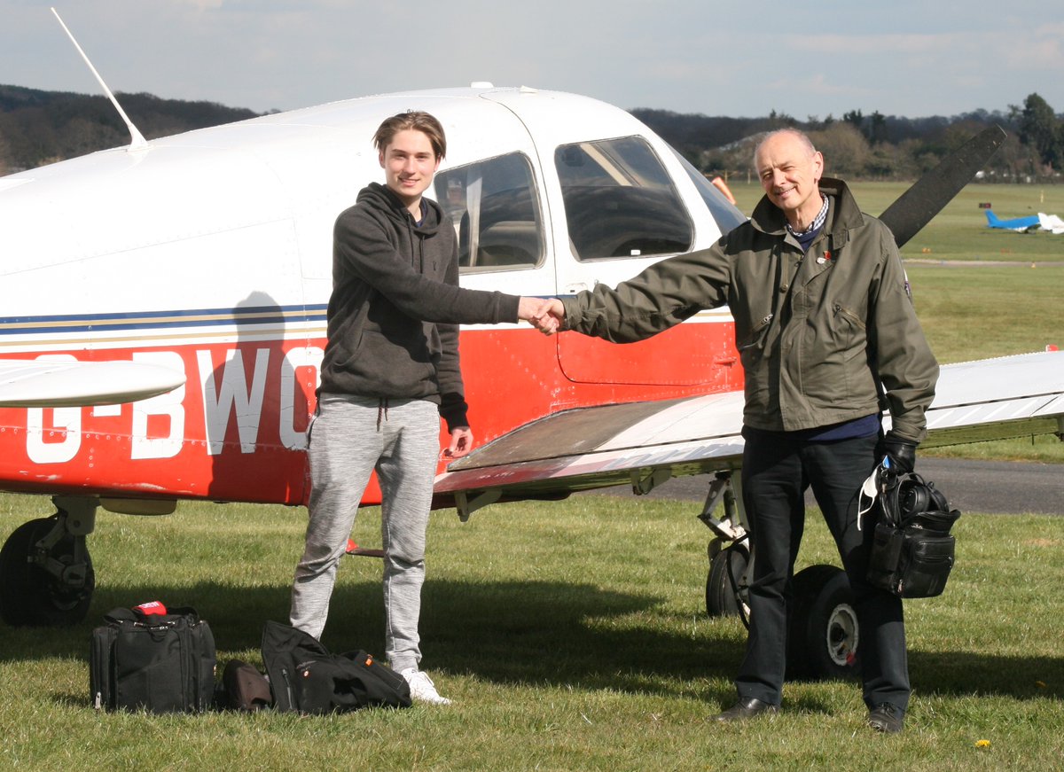 AliLangham65's tweet photo. What did you do @cbbc the #Dengineers that you put in a plane aged 10 just flew solo aged 16 - now that's how you spend the first day after lockdown @LaurenLayfield @MarkWright_ @SegeRosella @KingTwin @oliverpirk https://t.co/WMNLBDtzyz