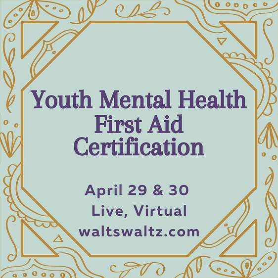 LiveWellGville's tweet photo. @waltswaltz is hosting a Youth Mental Health First Aid Certification course through a wonderful partnership. This live, virtual course takes place over 2 days, April 29 and 30 from 9AM- 12PM.  Sign up https://t.co/8t8RaMZXDN
They also have 2 free presentations this week! https://t.co/NmPno4I1mf