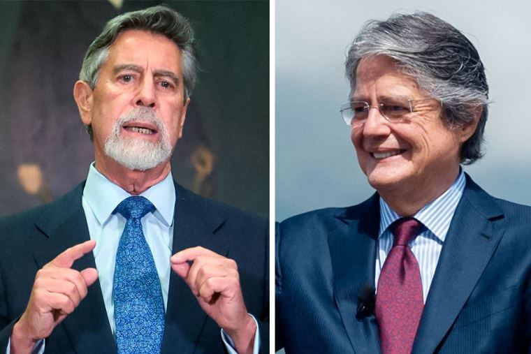 DiarioElPeruano's tweet photo. 📌 El presidente de la República, Francisco Sagasti, felicita al virtual ganador de la segunda vuelta presidencial en Ecuador, Guillermo Lasso.

👉 https://t.co/OaMtqEtUvQ https://t.co/8kvMe93eqq