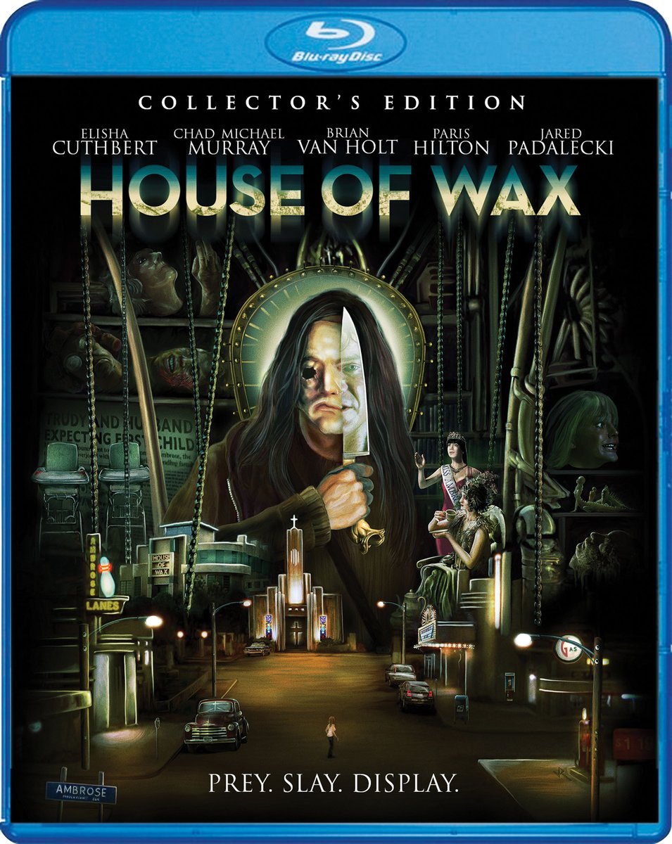 BREAKING: Get ready to prey, slay and display this Summer with an all-new definitive Blu-ray edition of the appreciated 2005 remake of HOUSE OF WAX! Early details @ shoutfactory.com/product/house-… and facebook.com/ScreamFactoryD…