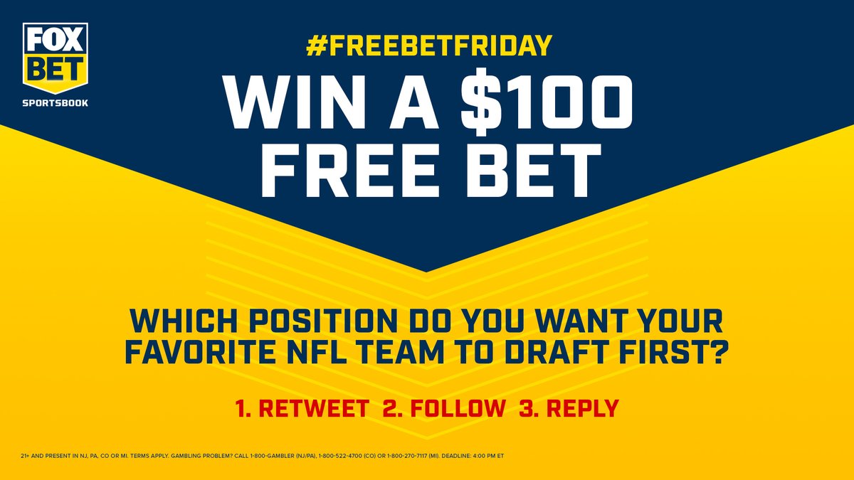 🚨 𝗪𝗜𝗡 𝗔 $𝟭𝟬𝟬 𝗙𝗥𝗘𝗘 𝗕𝗘𝗧! 🚨
 
Five randomly selected people will win 🤑

👉 Go to IG &amp; Facebook for 3x the entries.

#FreeBetFriday🆓💰