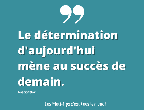 metiway's tweet photo. 🤜✔️[Meti-tips] DÉTERMINATION c’est notre mot d’ordre chez Metiway. 

Alors, commencez votre semaine avec détermination pour la terminer avec succès ! 

#metiway #mondaymood #citationdujour #debutdesemaine #determination #succes https://t.co/0Z8ToFNLOy