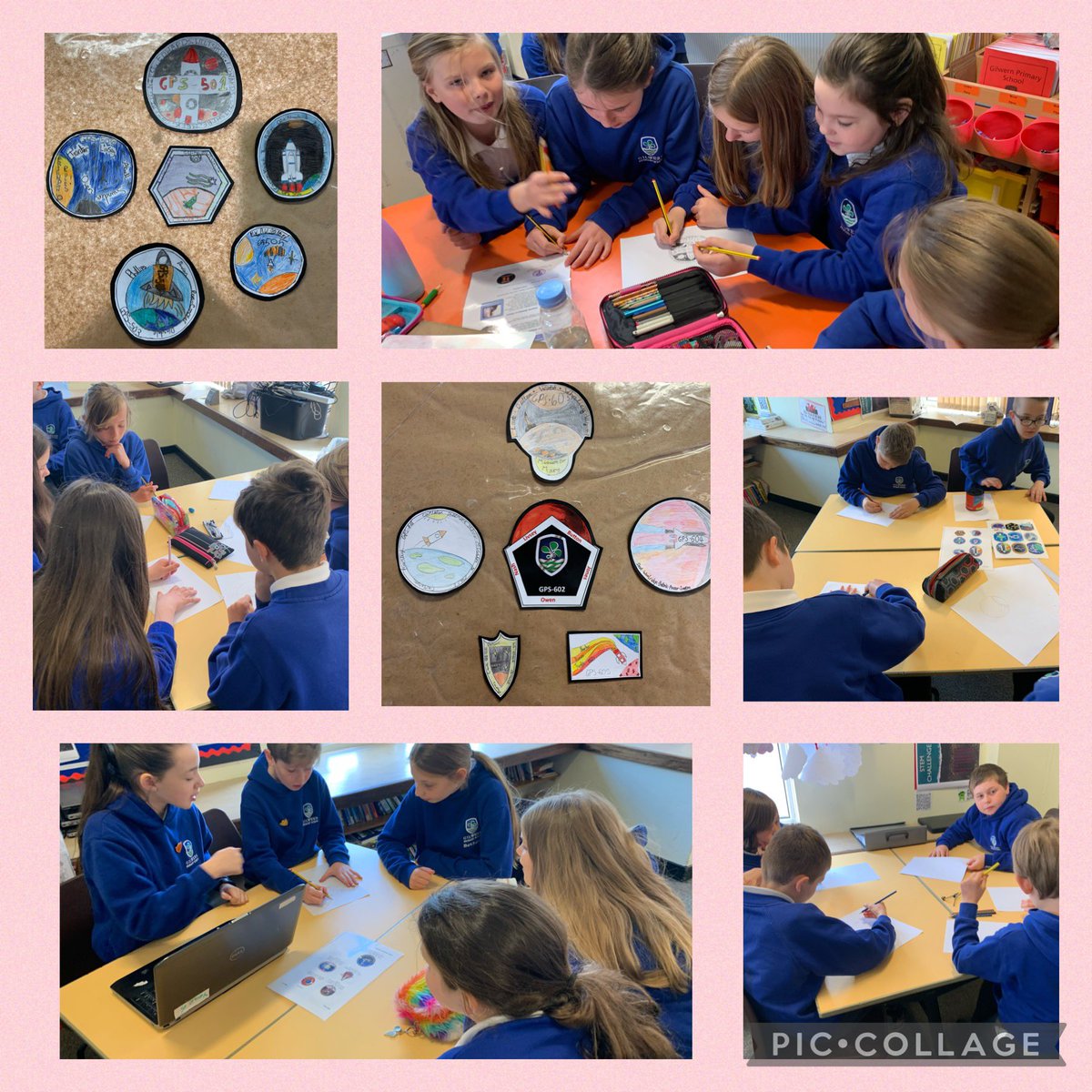 gilwern_school's tweet photo. #SapceCamp2021 is underway in #GilwernYear5 and #GilwernYear6 and what a day our crews have had! Mission patches created and astronaut training camp completed 🧑‍🚀 ☑️ @esa @EAS_STEM @NASA #ambitiouscapablelearners #learningforlife https://t.co/fJaXLx2mgB